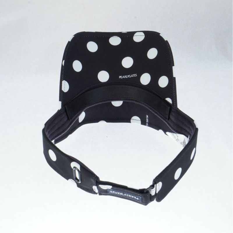 パーリーゲイツ PEARLY GATES メンズ レディース ユニセックス ランダムドット柄バイザー (UNISEX) PAMG5A5F 詳細4