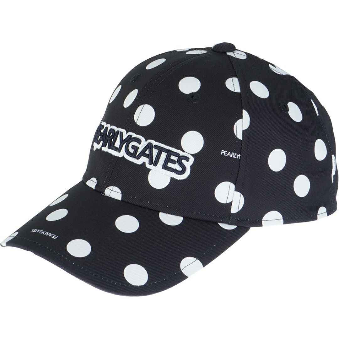 パーリーゲイツ PEARLY GATES メンズ レディース ユニセックス ランダムドット柄キャップ (UNISEX) PAMG5A6F 詳細1