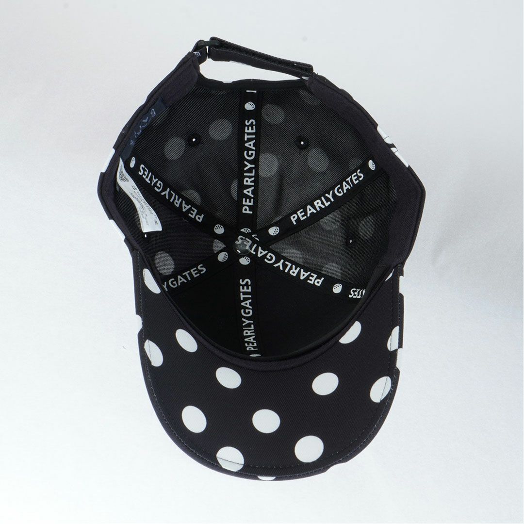パーリーゲイツ PEARLY GATES メンズ レディース ユニセックス ランダムドット柄キャップ (UNISEX) PAMG5A6F 詳細4
