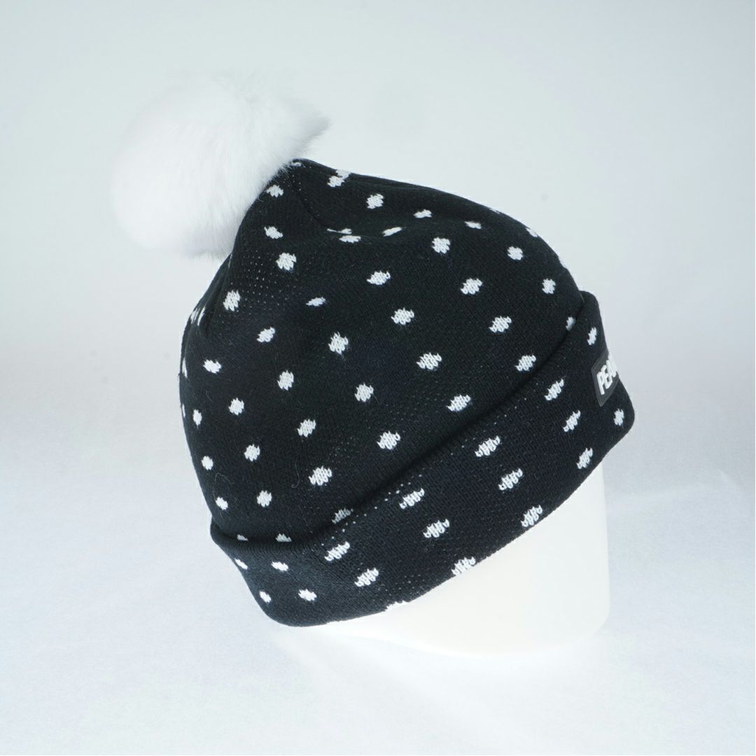 パーリーゲイツ PEARLY GATES レディース レディース フェイクファー梵天付きミニドットニットワッチ (LADIES) PAMG5A7F 詳細2