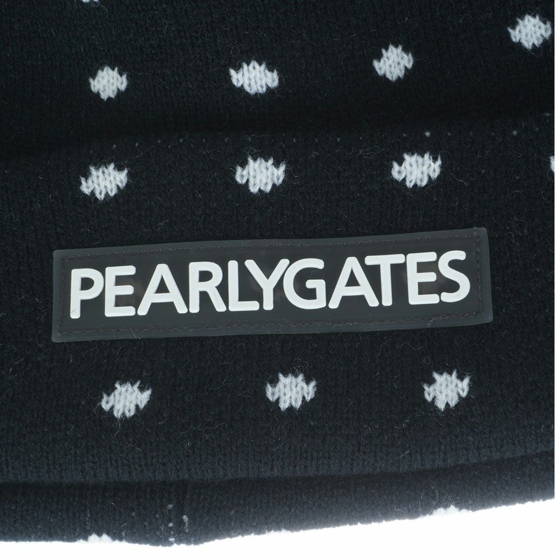 パーリーゲイツ PEARLY GATES レディース レディース フェイクファー梵天付きミニドットニットワッチ (LADIES) PAMG5A7F 詳細5