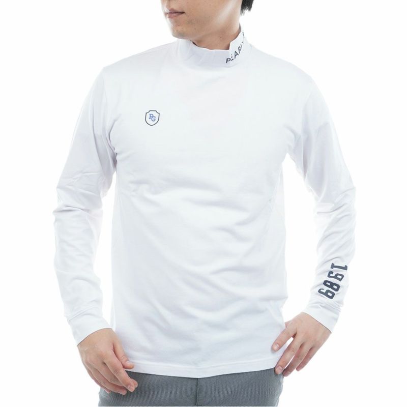 パーリーゲイツ PEARLY GATES メンズ 綿ベア天竺長袖ハイネックカットソー(MENS） PAMA54V 詳細2