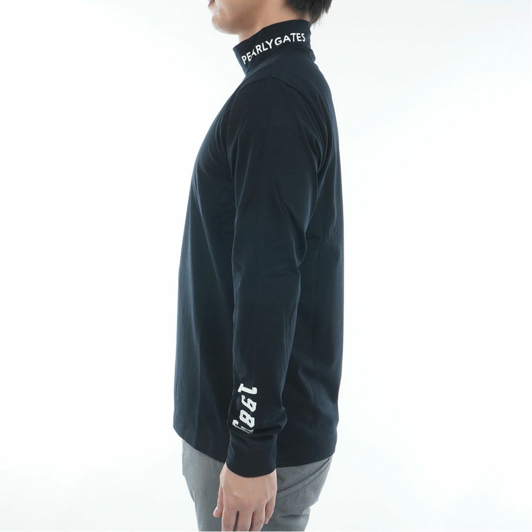 パーリーゲイツ PEARLY GATES メンズ 綿ベア天竺長袖ハイネックカットソー(MENS） PAMA54V 詳細4