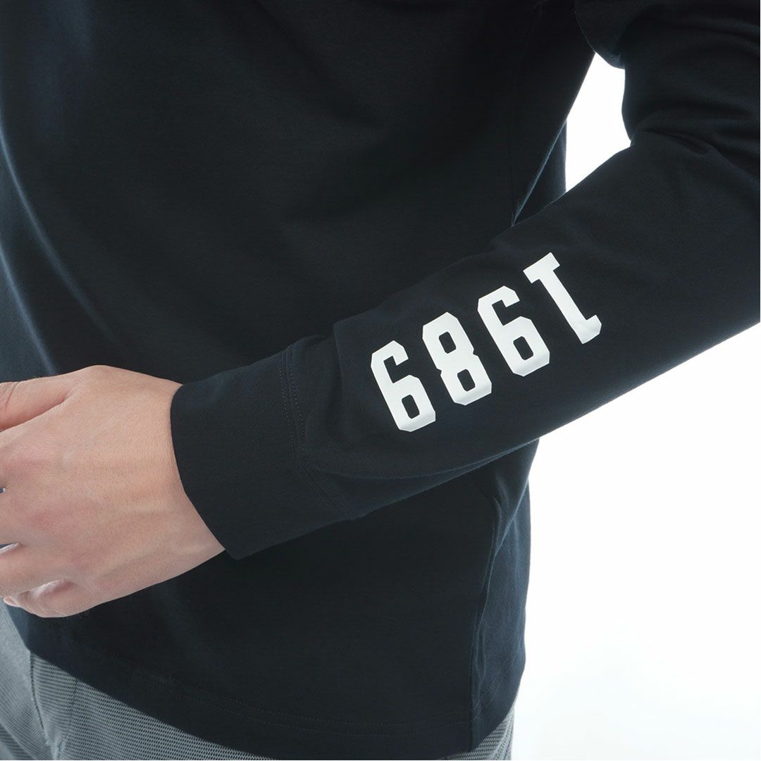 PEARLY GATES メンズ ハイネックシャツ ネイビー