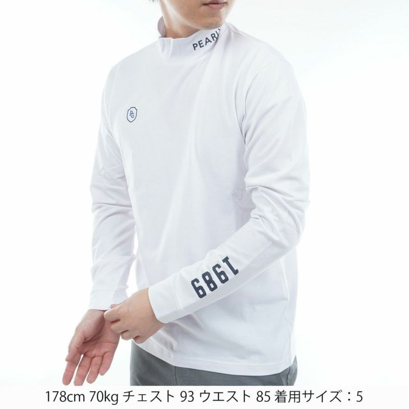 パーリーゲイツ PEARLY GATES メンズ 綿ベア天竺長袖ハイネックカットソー(MENS） PAMA54V 詳細11