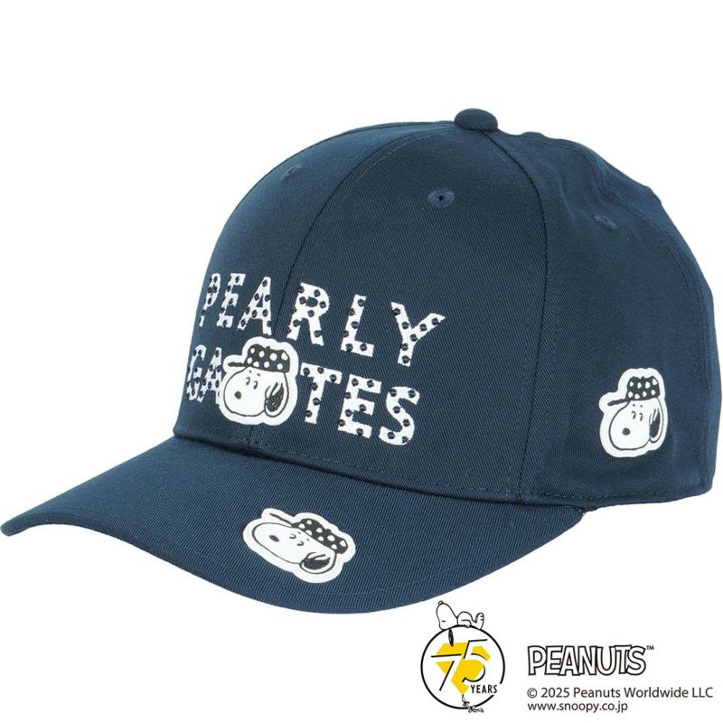 パーリーゲイツ PEARLY GATES メンズ レディース ユニセックス 【SNOOPY】リサイクルツイルキャップ (UNISEX) PAMG5A8F 詳細1