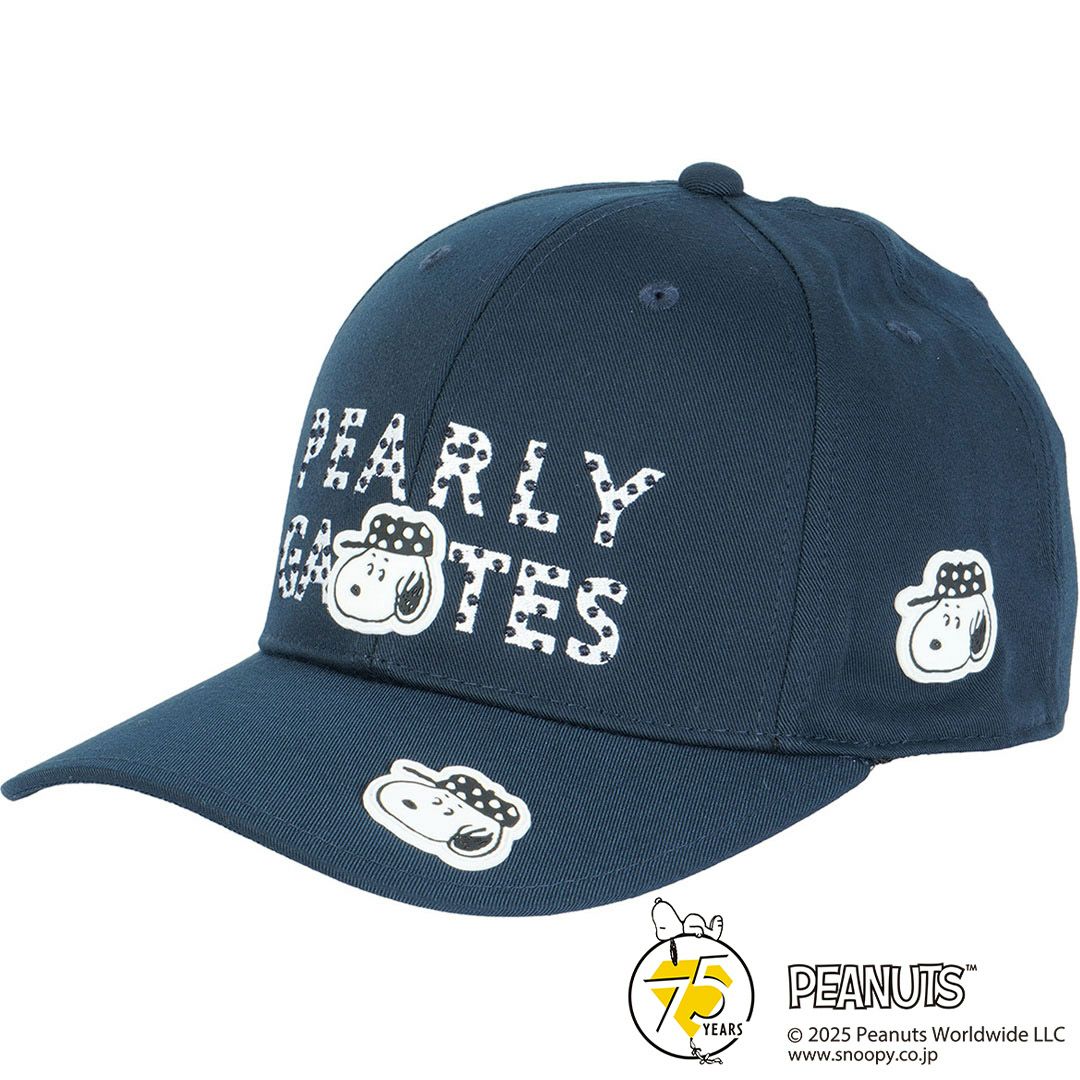 パーリーゲイツ PEARLY GATES メンズ レディース ユニセックス 【SNOOPY】リサイクルツイルキャップ (UNISEX) PAMG5A8F 詳細1