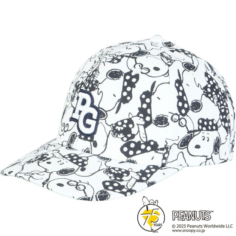 パーリーゲイツ PEARLY GATES メンズ レディース ユニセックス 【SNOOPY】総柄ツイルキャップ (UNISEX) PAMG5A9F 詳細1