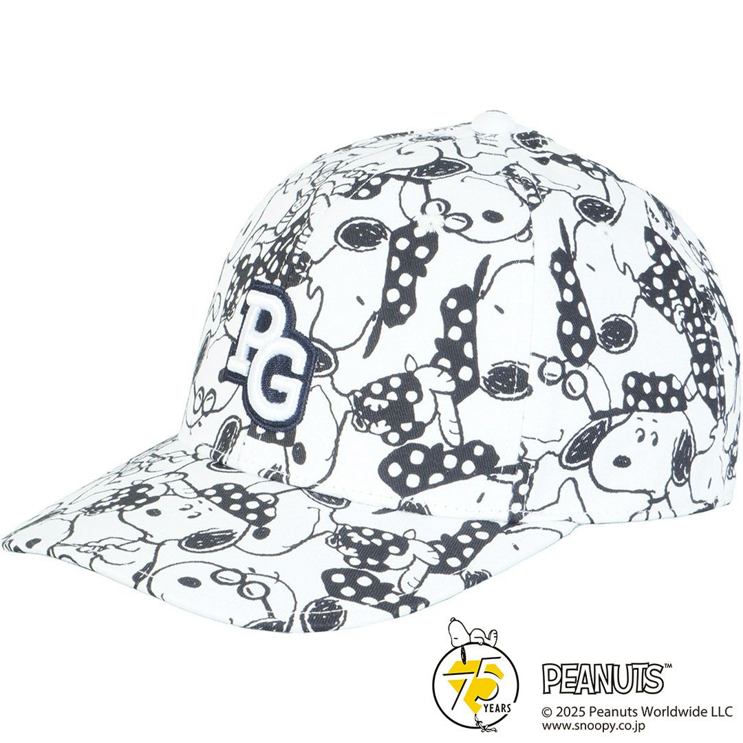 パーリーゲイツ PEARLY GATES メンズ レディース ユニセックス 【SNOOPY】総柄ツイルキャップ (UNISEX) PAMG5A9F 詳細1