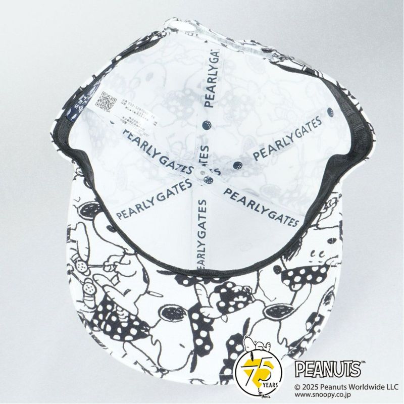 パーリーゲイツ PEARLY GATES メンズ レディース ユニセックス 【SNOOPY】総柄ツイルキャップ (UNISEX) PAMG5A9F 詳細4