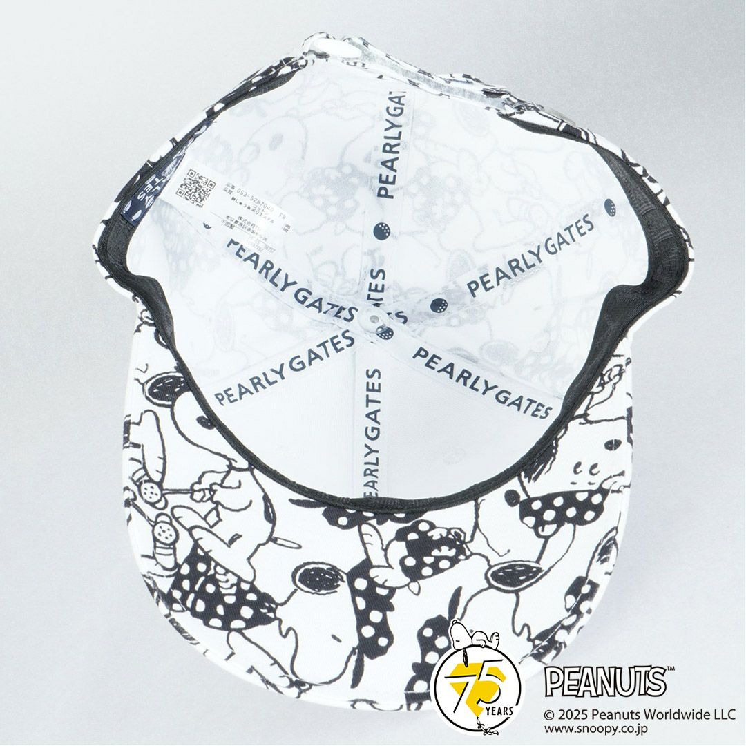 パーリーゲイツ PEARLY GATES メンズ レディース ユニセックス 【SNOOPY】総柄ツイルキャップ (UNISEX) PAMG5A9F 詳細4
