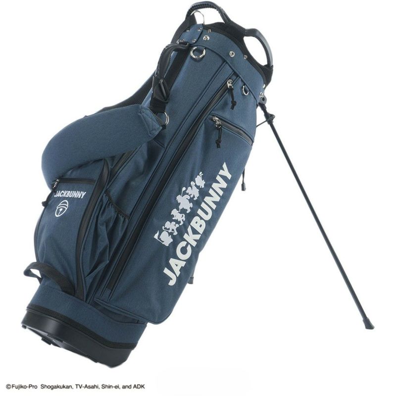 Jack Bunny ユニセックス メンズ レディース スタンド式 キャデイバッグ ネイビー ドラえもん 