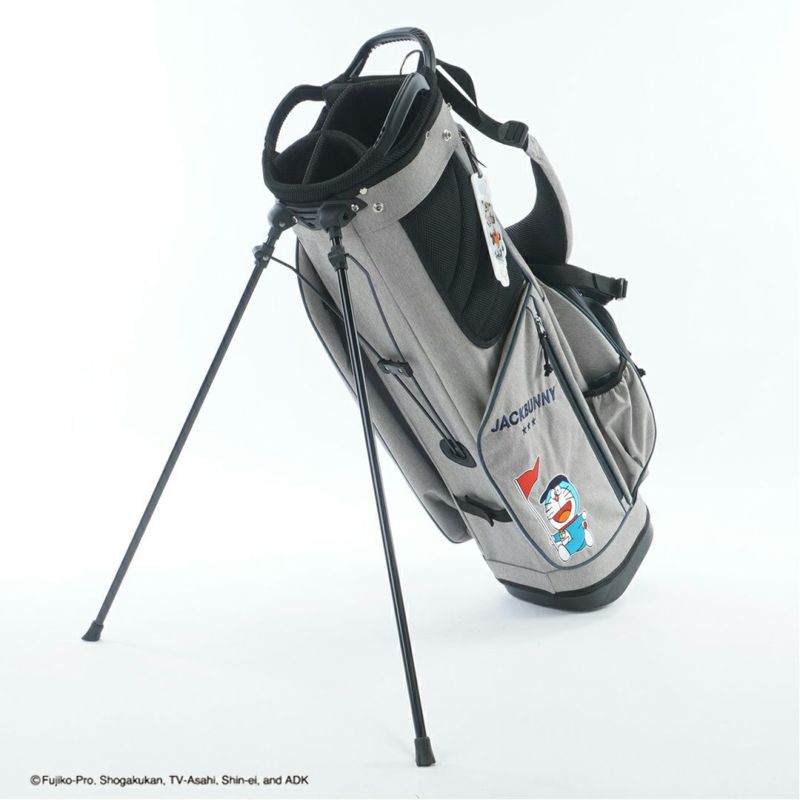 Jack Bunny ユニセックス メンズ レディース スタンド式 キャデイバッグ グレー ドラえもん 