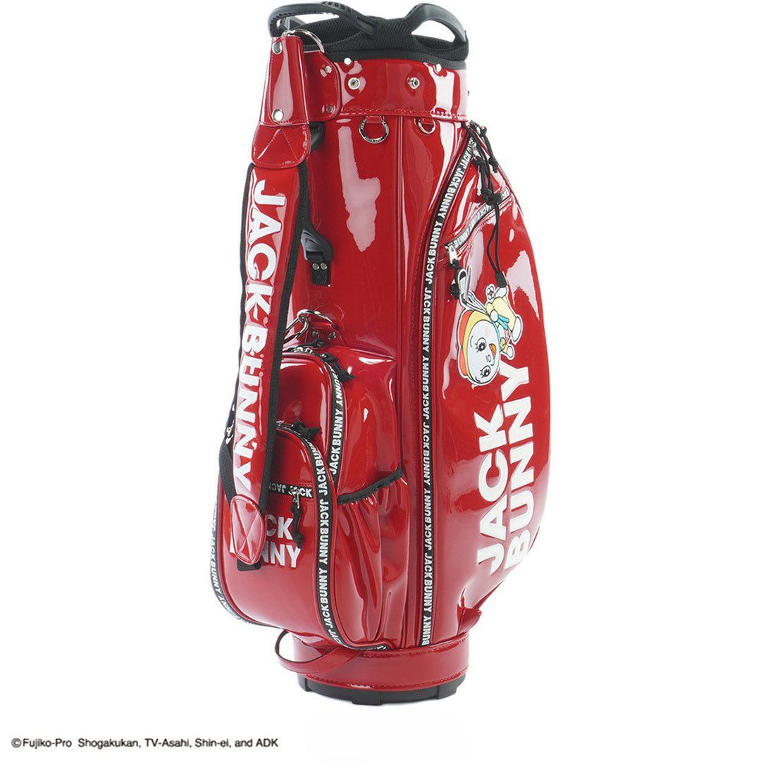 Jack Bunny ドラえもん ユニセックス メンズ レディース スタンド式 キャデイバッグ レッド