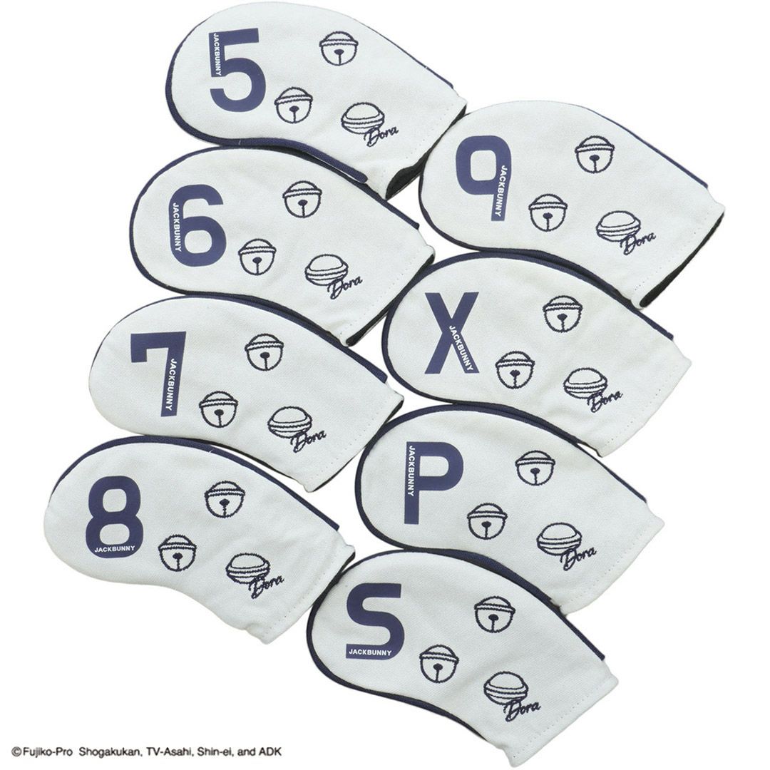 ジャックバニー Jack Bunny!! メンズ レディース ユニセックス 【ドラえもん】アイアン用ヘッドカバー (8個セット) (UNISEX) JBMG58DF 詳細2