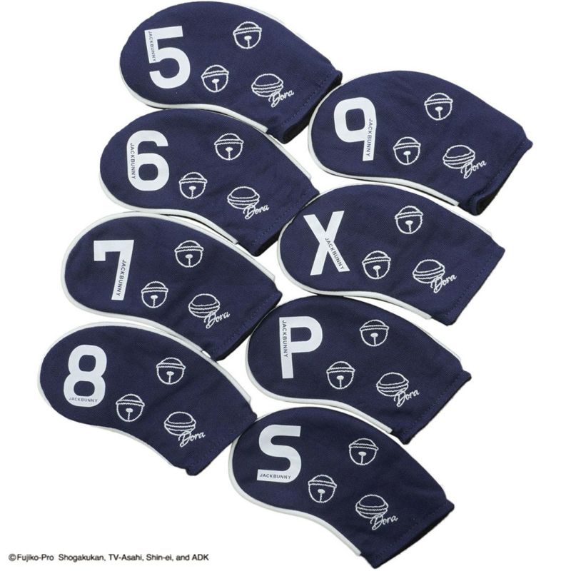 ジャックバニー Jack Bunny!! メンズ レディース ユニセックス 【ドラえもん】アイアン用ヘッドカバー (8個セット) (UNISEX) JBMG58DF 詳細3