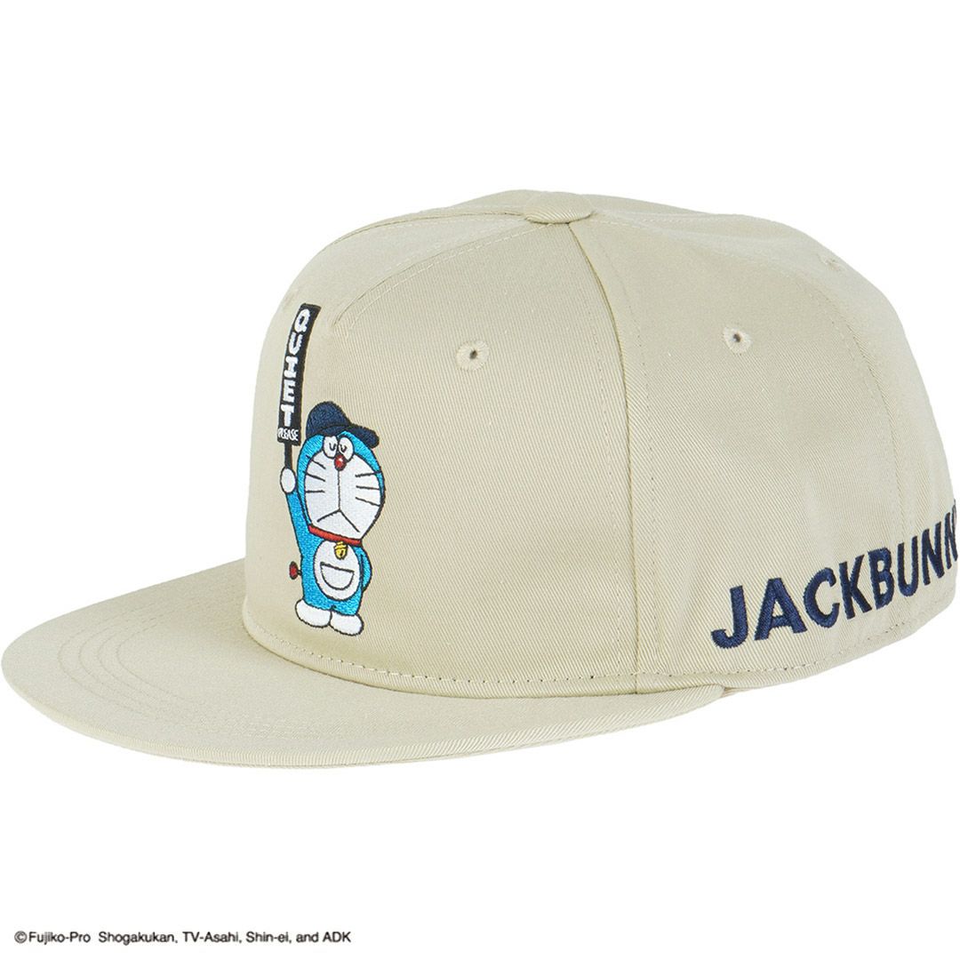 Jack Bunny ドラえもん ユニセックス メンズ レディース キャップ ベージュ