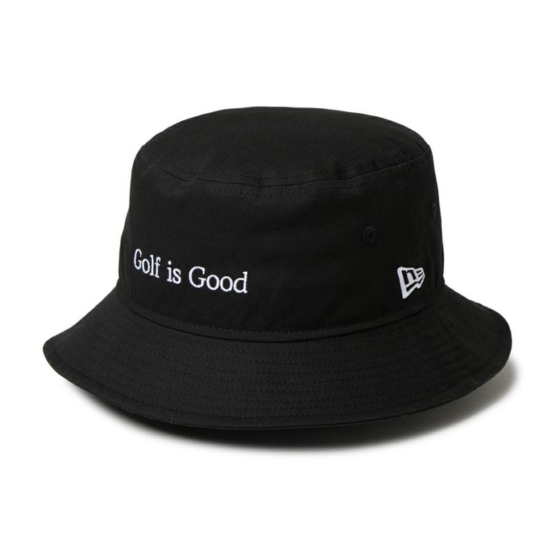 ニューエラ NEW ERA メンズ レディース ユニセックス [ゴルフ] バケット01 Golf is good ブラック ERMZ53UU 詳細1