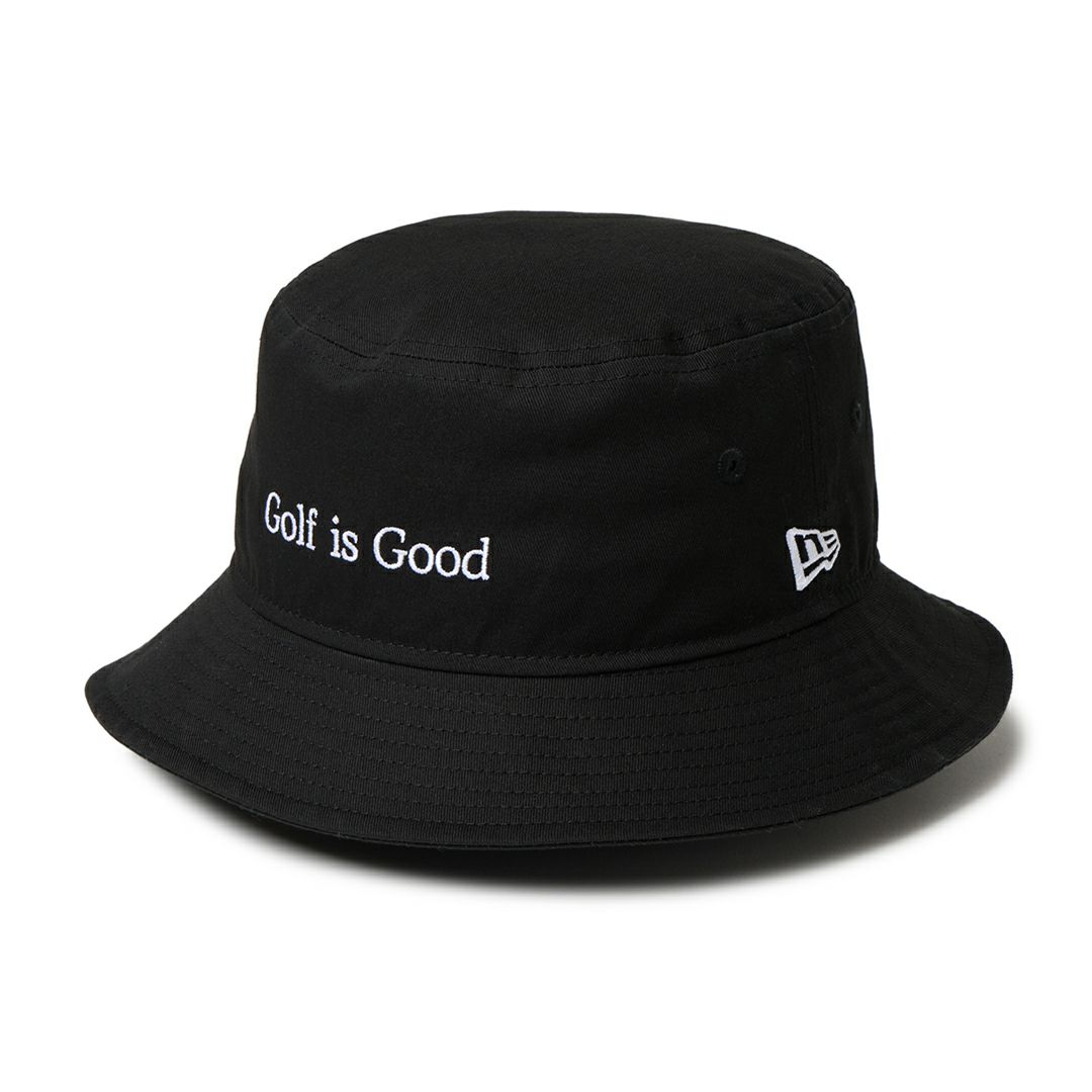 ニューエラ NEW ERA メンズ レディース ユニセックス [ゴルフ] バケット01 Golf is good ブラック ERMZ53UU 詳細1
