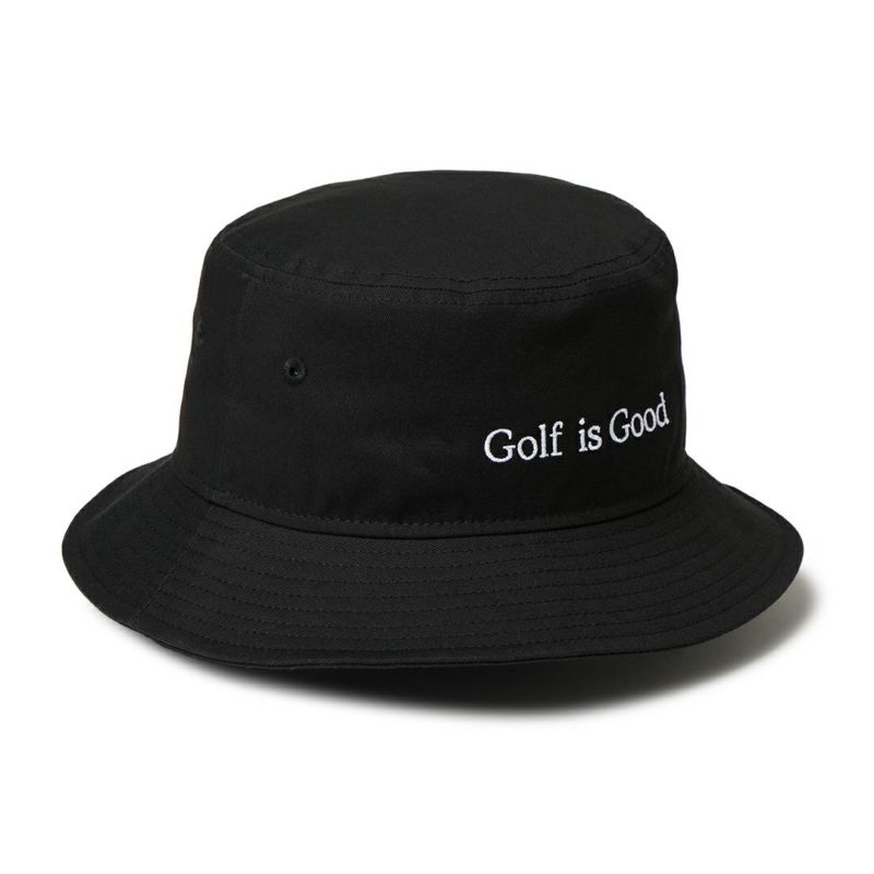 ニューエラ NEW ERA メンズ レディース ユニセックス [ゴルフ] バケット01 Golf is good ブラック ERMZ53UU 詳細2