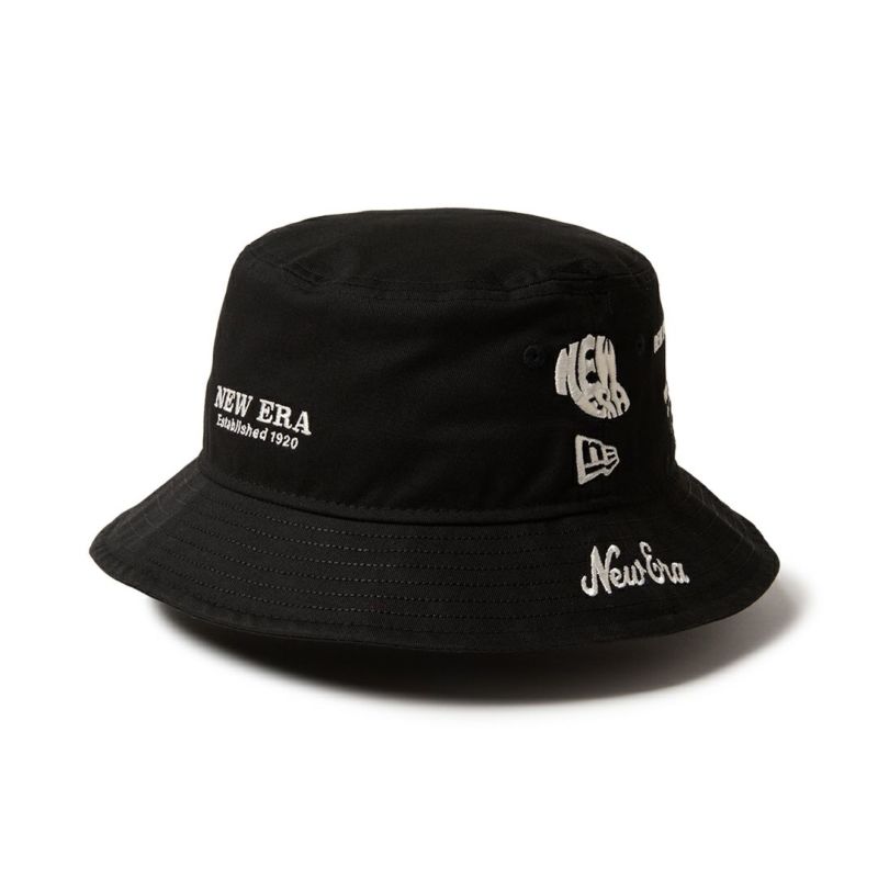 ニューエラ NEW ERA メンズ レディース ユニセックス [ゴルフ]バケット01 Archive Logo ブラック ERMZ53UX 詳細1