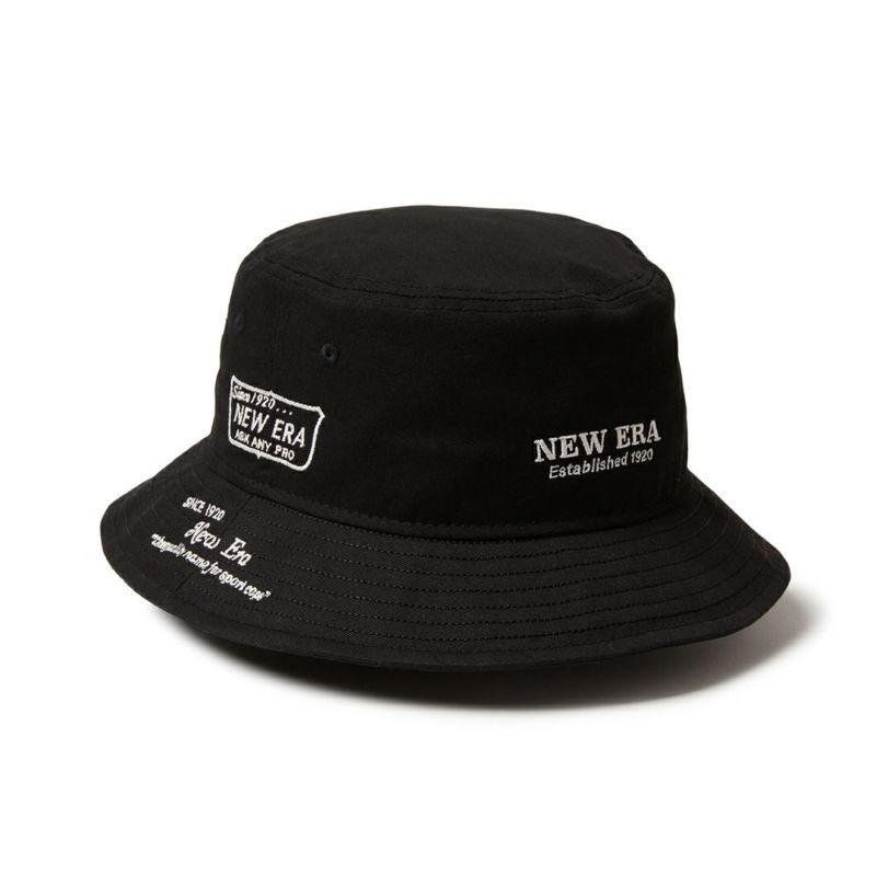 ニューエラ NEW ERA メンズ レディース ユニセックス [ゴルフ]バケット01 Archive Logo ブラック ERMZ53UX 詳細3
