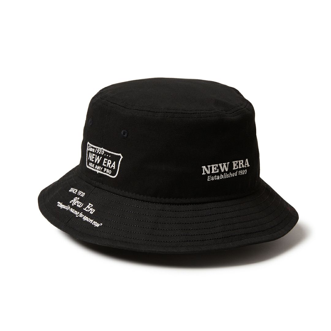 ニューエラ NEW ERA メンズ レディース ユニセックス [ゴルフ]バケット01 Archive Logo ブラック ERMZ53UX 詳細3