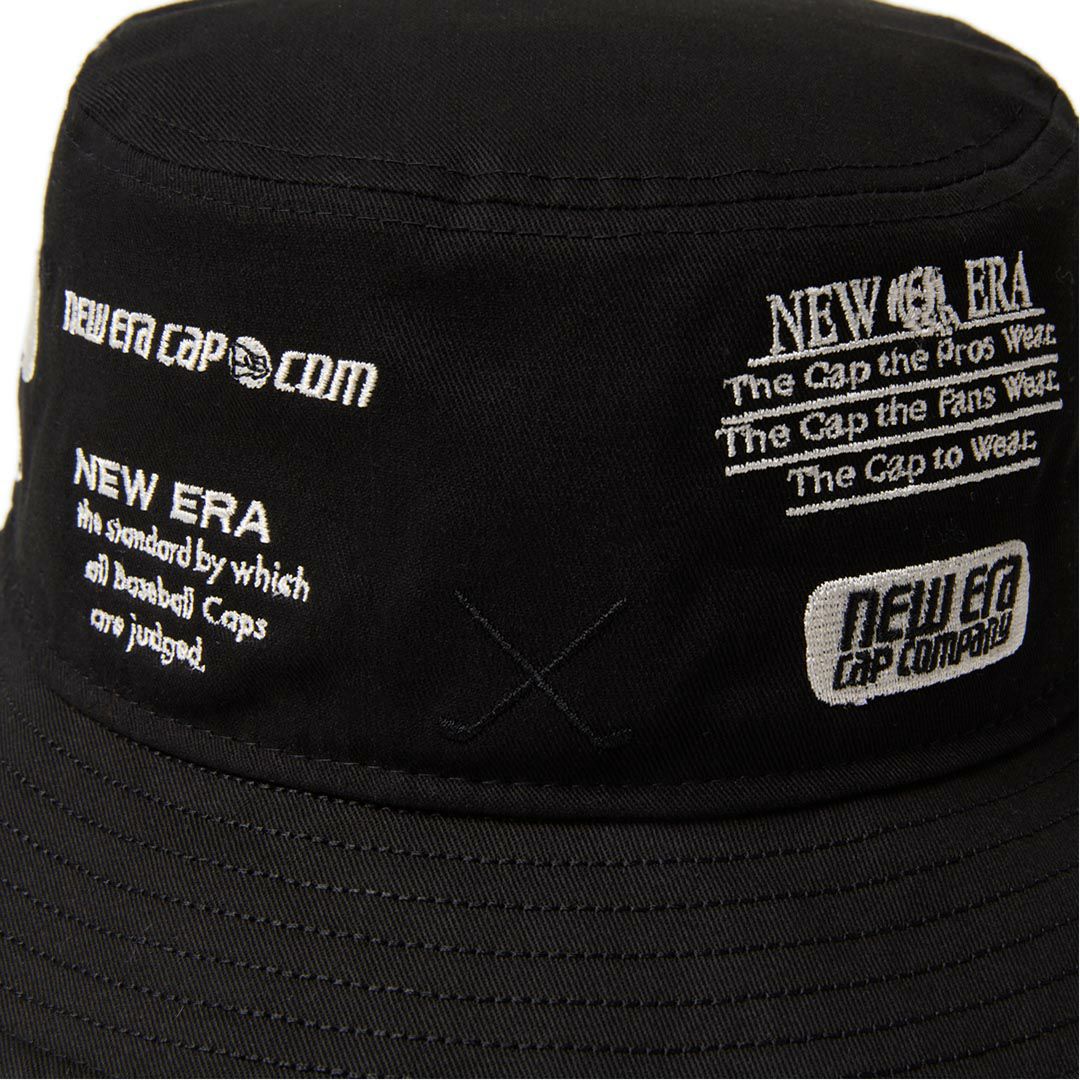 ニューエラ NEW ERA メンズ レディース ユニセックス [ゴルフ]バケット01 Archive Logo ブラック ERMZ53UX 詳細10