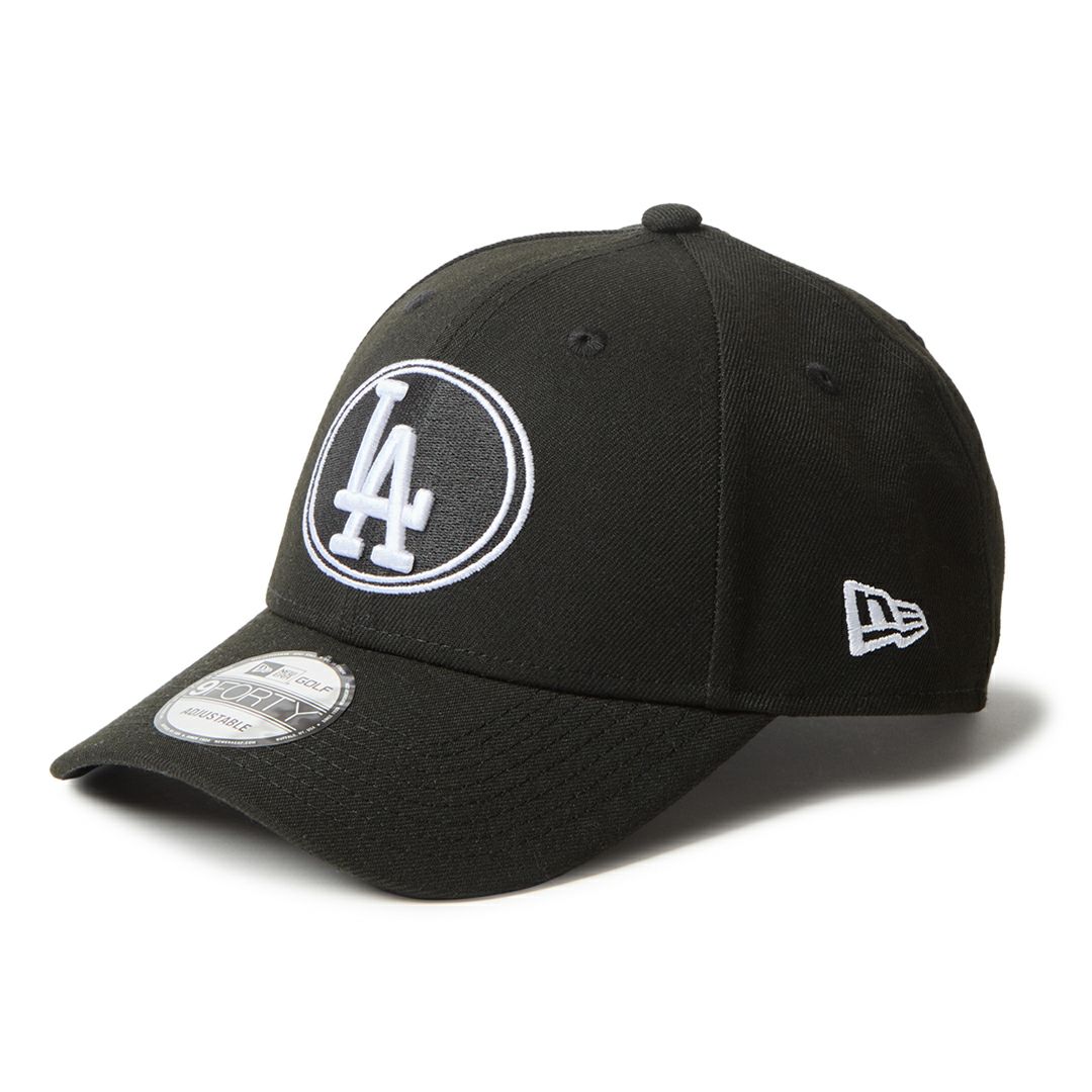 ニューエラ NEW ERA メンズ レディース ユニセックス [ゴルフ] 9FORTY MLB Oval ロサンゼルス・ドジャース ブラック ERMZ53VV 詳細1