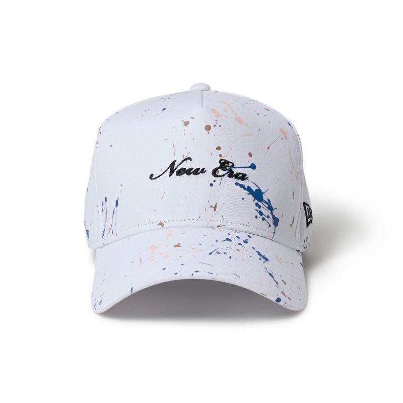 ニューエラ NEW ERA メンズ レディース ユニセックス [ゴルフ]  9FORTY A-Frame Splash Paint ホワイト ERMZ53WK 詳細1