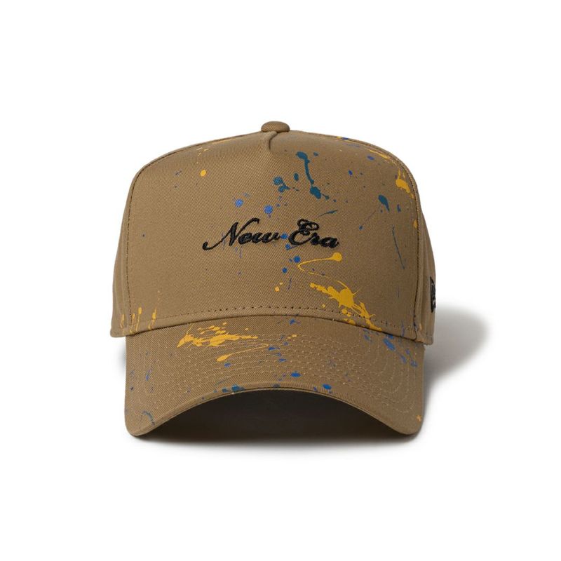 ニューエラ NEW ERA メンズ レディース ユニセックス [ゴルフ]  9FORTY A-Frame Splash Paint カーキ ERMZ53WL 詳細1