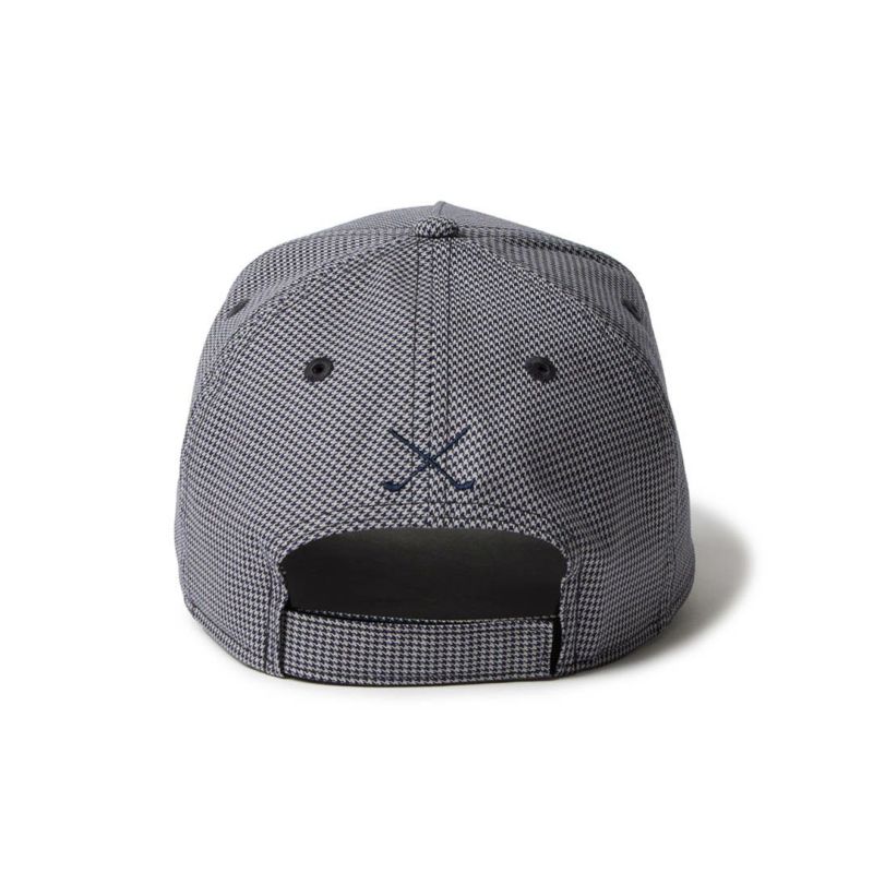 ニューエラ NEW ERA メンズ レディース ユニセックス [ゴルフ] 9FORTY A-Frame Houndstooth NEW ERA NEW YORK ネイビー ERMZ53WY 詳細3