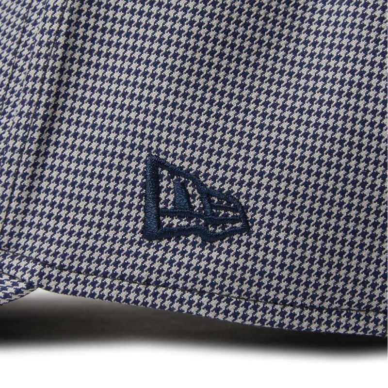 ニューエラ NEW ERA メンズ レディース ユニセックス [ゴルフ] 9FORTY A-Frame Houndstooth NEW ERA NEW YORK ネイビー ERMZ53WY 詳細6