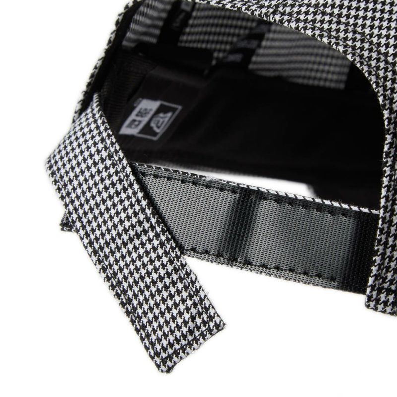 ニューエラ NEW ERA メンズ レディース ユニセックス [ゴルフ] 9FORTY A-Frame Houndstooth NEW ERA NEW YORK ブラック ERMZ53WZ 詳細8