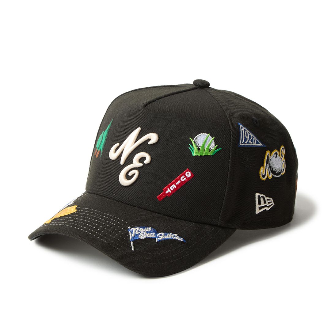 ニューエラ NEW ERA メンズ メンズ [ゴルフ] 9FORTY A-Frame Golf Allover ブラック ERMZ53X4 詳細1