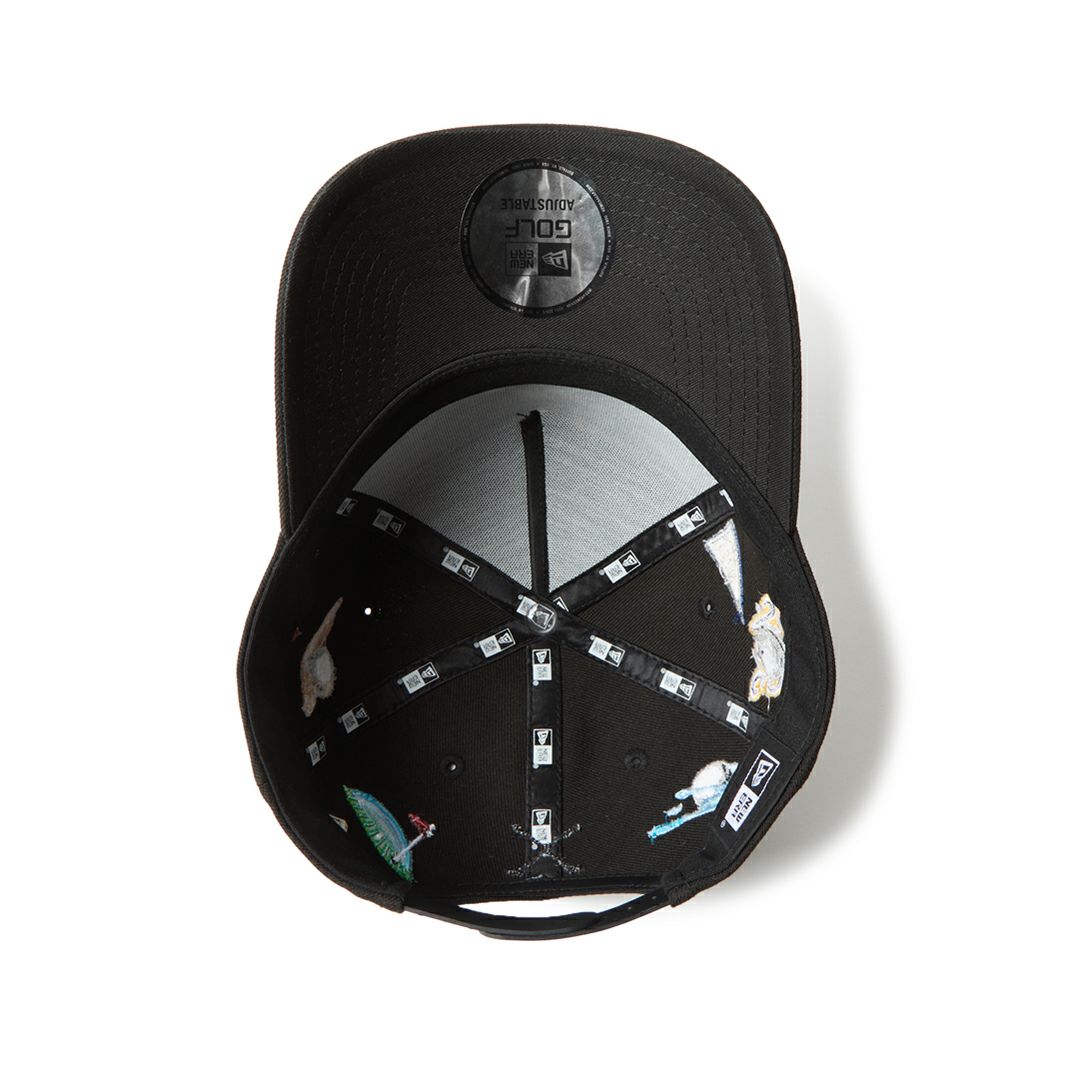 ニューエラ NEW ERA メンズ メンズ [ゴルフ] 9FORTY A-Frame Golf Allover ブラック ERMZ53X4 詳細9