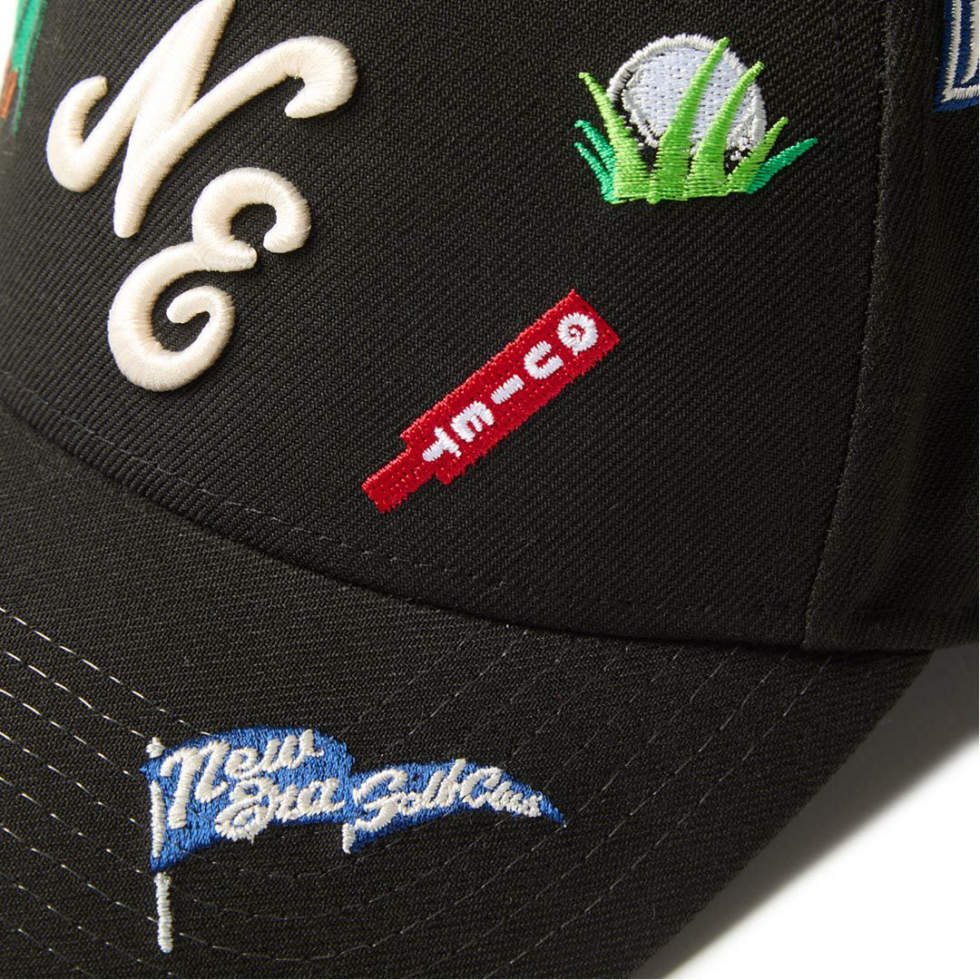 ニューエラ NEW ERA メンズ メンズ [ゴルフ] 9FORTY A-Frame Golf Allover ブラック ERMZ53X4 詳細13