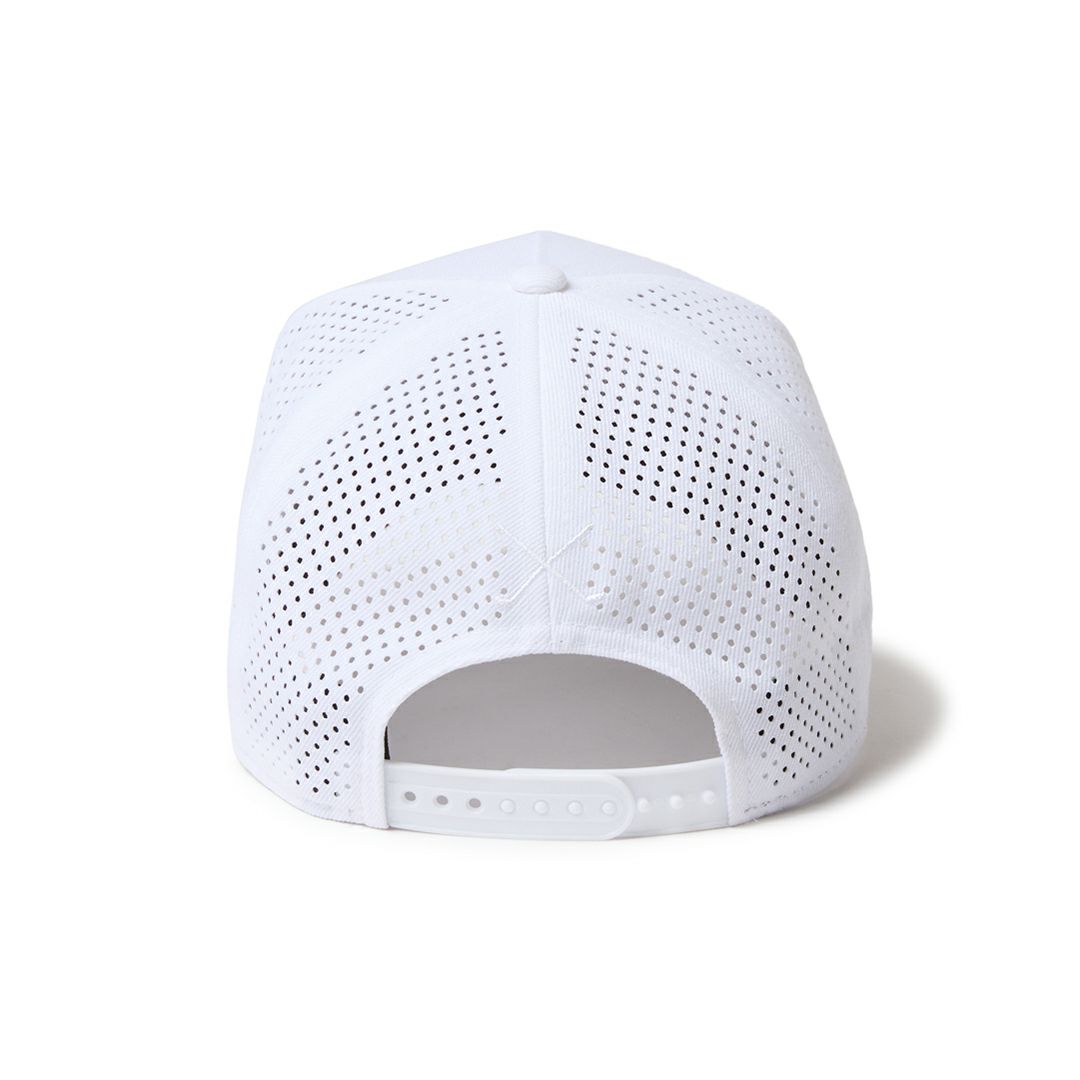 ニューエラ NEW ERA メンズ レディース ユニセックス [ゴルフ] 9FORTY A-Frame クラシックロゴ レーザーパフォーテッド ホワイト ERMZ53X9 詳細2