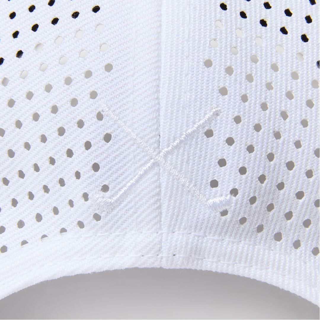 ニューエラ NEW ERA メンズ レディース ユニセックス [ゴルフ] 9FORTY A-Frame クラシックロゴ レーザーパフォーテッド ホワイト ERMZ53X9 詳細6