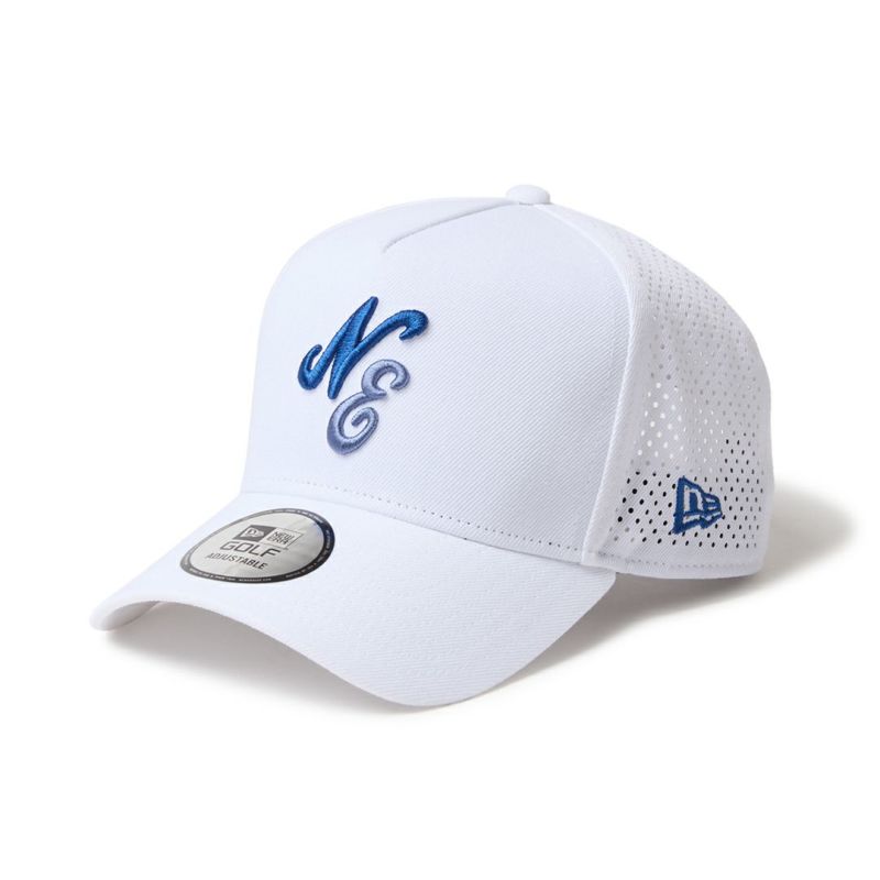 ニューエラ NEW ERA メンズ レディース ユニセックス [ゴルフ] 9FORTY A-Frame クラシックロゴ レーザーパフォーテッド ホワイト ERMZ53X9 詳細8