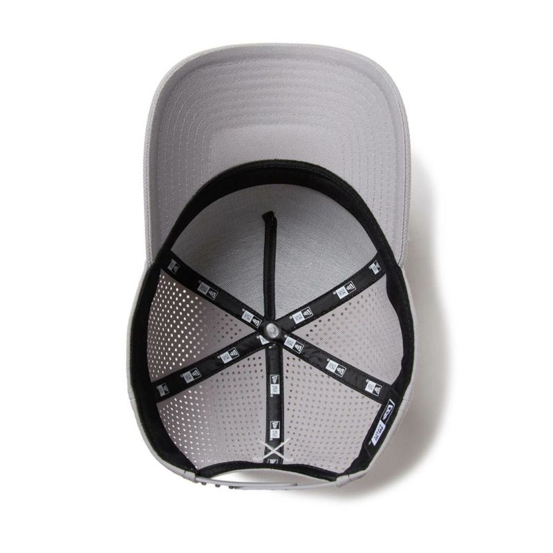 ニューエラ NEW ERA メンズ レディース ユニセックス [ゴルフ] 9FORTY A-Frame クラシックロゴ レーザーパフォーテッド グレー ERMZ53XB 詳細3