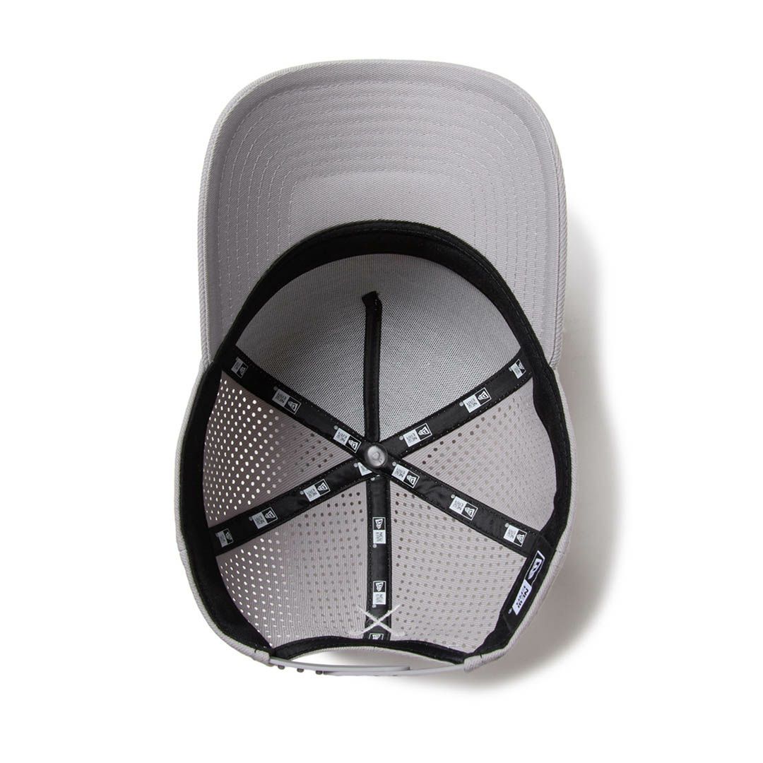 ニューエラ NEW ERA メンズ レディース ユニセックス [ゴルフ] 9FORTY A-Frame クラシックロゴ レーザーパフォーテッド グレー ERMZ53XB 詳細3