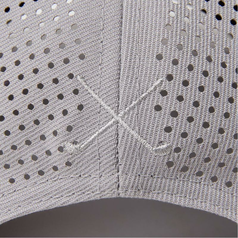 ニューエラ NEW ERA メンズ レディース ユニセックス [ゴルフ] 9FORTY A-Frame クラシックロゴ レーザーパフォーテッド グレー ERMZ53XB 詳細6