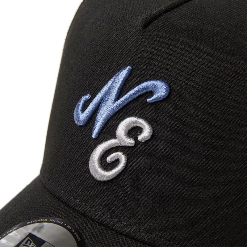 ニューエラ NEW ERA メンズ レディース ユニセックス [ゴルフ] 9FORTY A-Frame クラシックロゴ レーザーパフォーテッド ブラック ERMZ53XC 詳細4