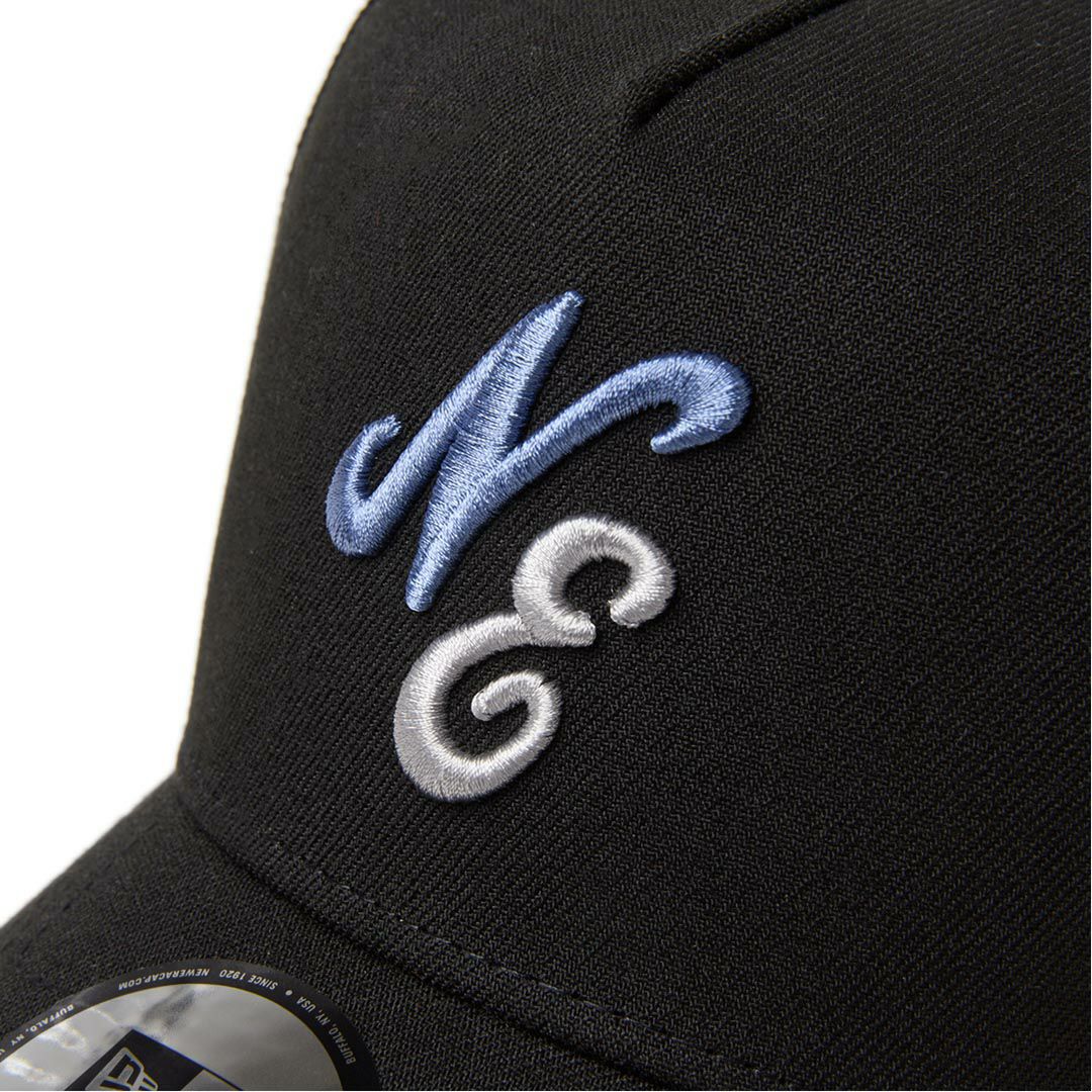 ニューエラ NEW ERA メンズ レディース ユニセックス [ゴルフ] 9FORTY A-Frame クラシックロゴ レーザーパフォーテッド ブラック ERMZ53XC 詳細4