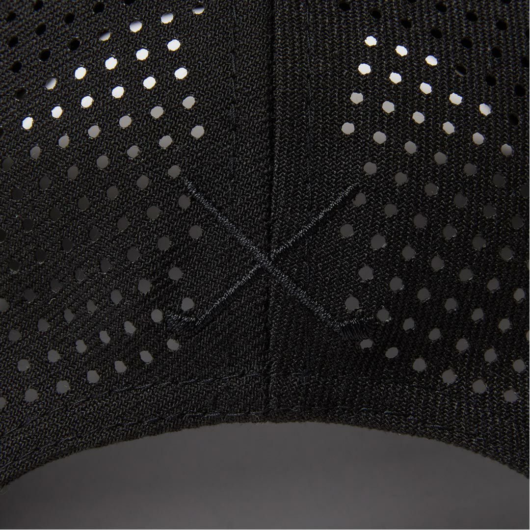 ニューエラ NEW ERA メンズ レディース ユニセックス [ゴルフ] 9FORTY A-Frame クラシックロゴ レーザーパフォーテッド ブラック ERMZ53XC 詳細6