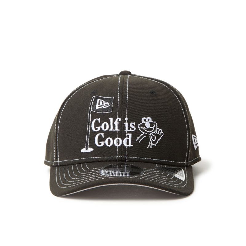 ニューエラ NEW ERA メンズ レディース ユニセックス [ゴルフ] 9SEVENTY ストレッチスナップ SESAME STREET セサミストリート Golf is Good ブラック ERMZ543B 詳細1