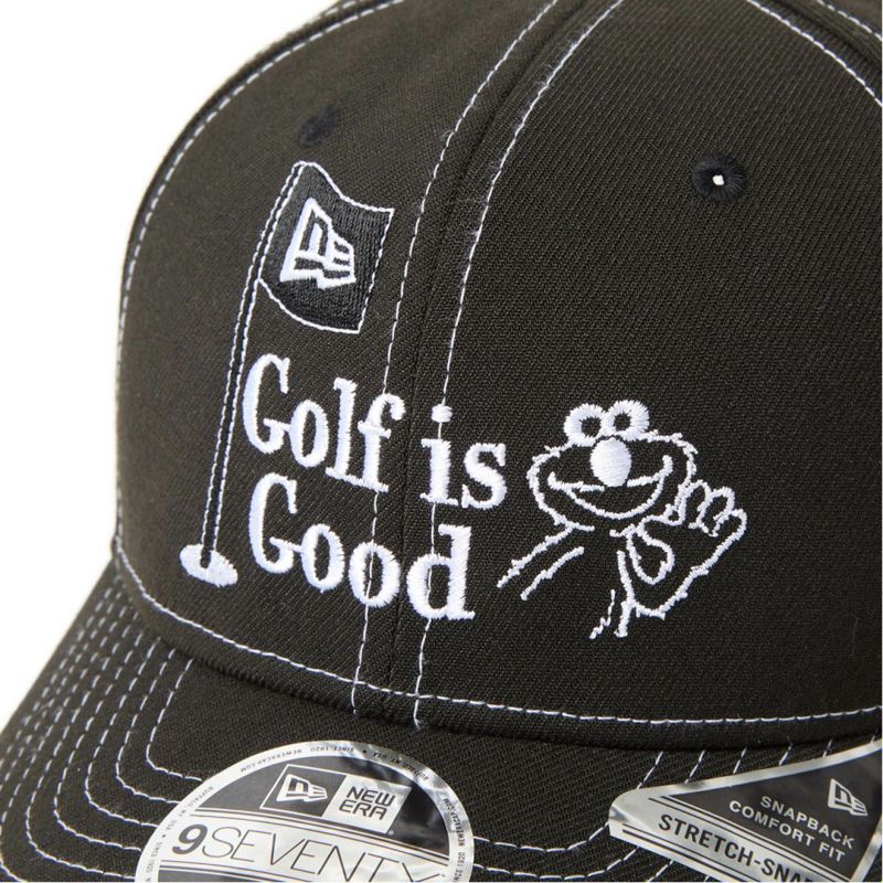 ニューエラ NEW ERA メンズ レディース ユニセックス [ゴルフ] 9SEVENTY ストレッチスナップ SESAME STREET セサミストリート Golf is Good ブラック ERMZ543B 詳細8