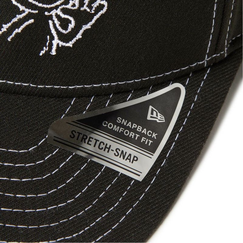 ニューエラ NEW ERA メンズ レディース ユニセックス [ゴルフ] 9SEVENTY ストレッチスナップ SESAME STREET セサミストリート Golf is Good ブラック ERMZ543B 詳細10