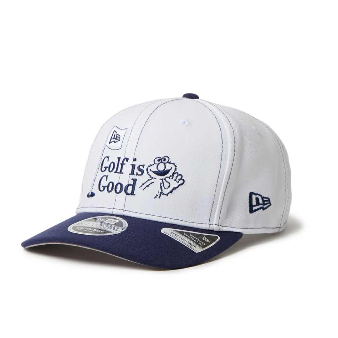 ニューエラ NEW ERA メンズ レディース ユニセックス [ゴルフ] 9FIFTY ストレッチスナップ SESAME STREET セサミストリート Golf is Good ホワイト ネイビーバイザー ERMZ543C 詳細3